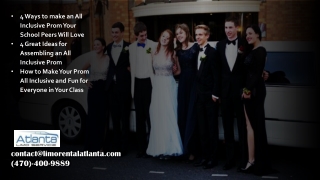 4 Great Ideas for Assembling an All Inclusive Prom