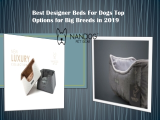 Best Designer Beds For Dogs Top Options for Big Breeds in 2019