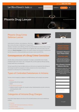 Best Drug Attorney in Phoenix