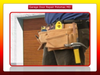 Garage Door Repair Potomac MD