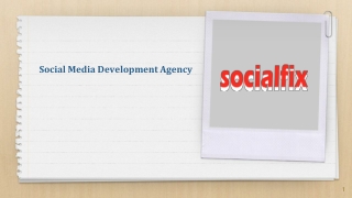 Social media development agency