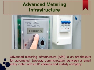 Advanced Metering Infrastructure