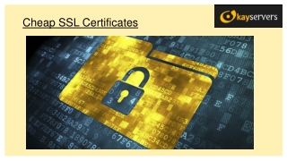 Cheap SSL Certificates