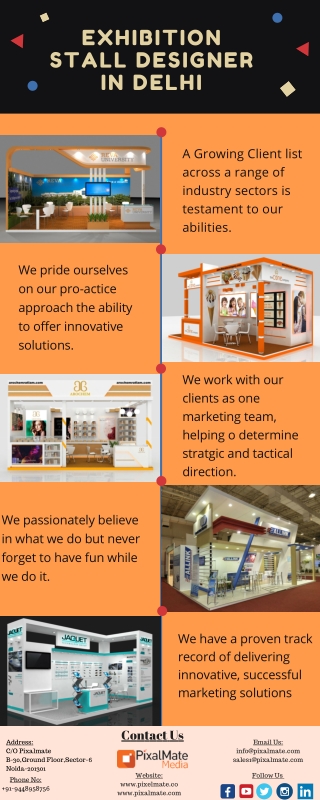 Exhibition Stall Designer in Delhi | Pixalmate