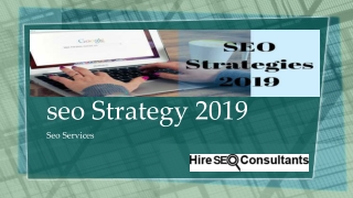 SEO Strategy 2019