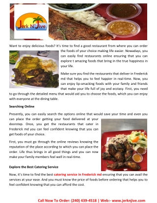 Jamaican Restaurant Near Me That Deliver - Www.jerknjive.com