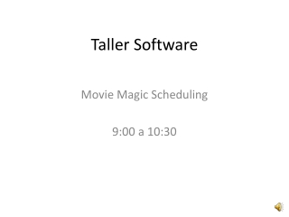 Introduccion Movie Magic
