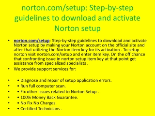 How to setup and install norton antivirus
