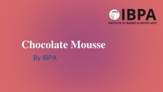 Recipe of Chocolate Mousse