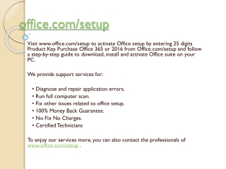 How to install and setup Microsoft Office