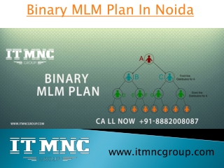 Binary MLM Plan In Noida