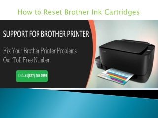 How to Reset Brother Ink Cartridges