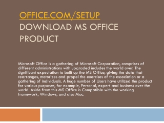 OFFICE.COM/SETUP- OFFICE SOFTWARE SUPPORT