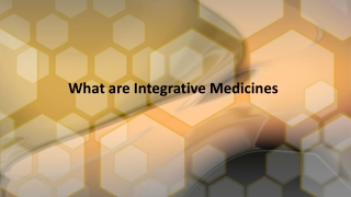 AppleADayRx - What are Integrative Medicines