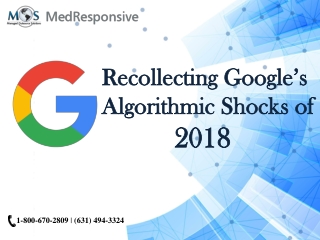 Recollecting Google's Algorithmic Shocks of 2018