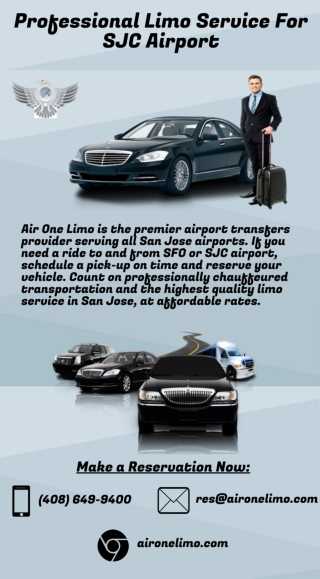 Professional Limo Service for SJC Airport