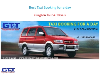 Best Taxi Booking for a day