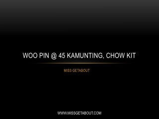 Woo Pin @ 45 Kamunting, Chow Kit