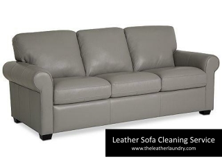 Leather Sofa Cleaning Service
