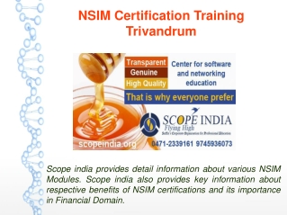 NSIM Certification Training Trivandrum