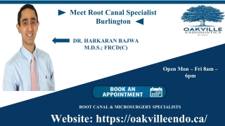 Find Root Canal Specialist Mississauga