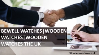 Bewell women's Wooden Watches