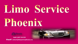 Limo Service Phoenix