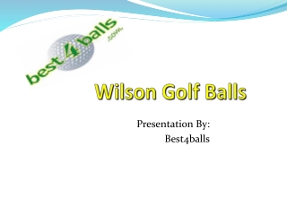 Wilson Golf Balls | Best4Balls, Oxfordshire