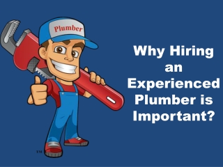 Why Hiring an Experienced Plumber is Important?