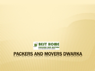 Home Shifting in Delhi | Packers and Movers in Dwarka