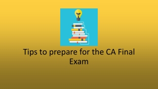 CA Final Classes in Chennai