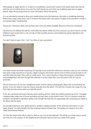 Phone: Make The Best From It