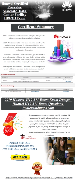 Huawei H19-311 Actual Exam Dumps - Valid Huawei H19-311 Exam Dumps Questions & Answers