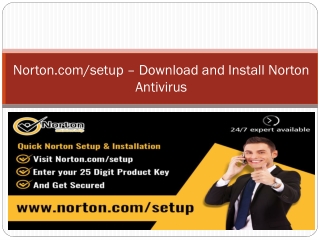 www.norton.com/setup - Guide to Purchase Norton Antivirus Product key