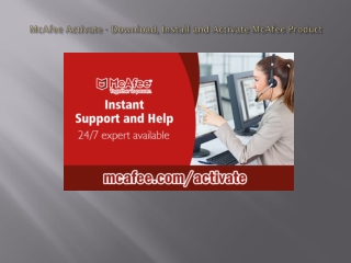 mcafee.com/activate | McAfee Retail Card- McAfee Activate