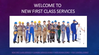 NEW FIRST CLASS SERVICES