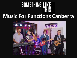 Music For Functions Canberra
