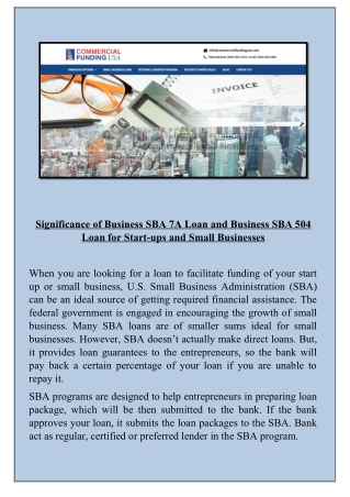 Georgia Business Financial Services - SBA 504 and 7a Loans