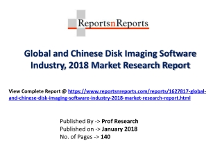 Global Disk Imaging Software Industry with a focus on the Chinese Market