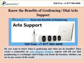 Know the Benefits of Geofencing | Dial 1-877-984-6848 Arlo Support