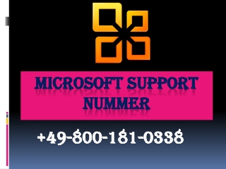 Warum Haben Wir Die Microsoft Support Nummer 0800-181-0338 Entwickelt?