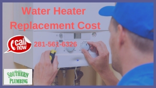 Water Heater Replacement Cost