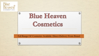 Book online cosmetic products/-Blue Heaven Official Website
