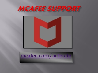 McAfee retail card activation - mcafee.com/activate