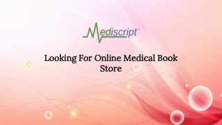 Looking For Online Medical Book Store