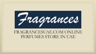 Find Latest Perfume For Men’s and women’s Online
