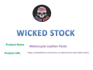 Motorcycle Leather Pants