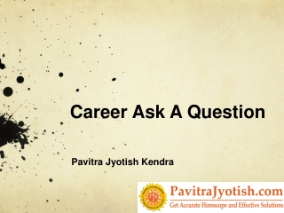 Career Ask A Question