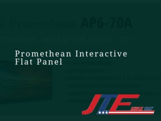 Promethean Interactive Flat Panel on Sale