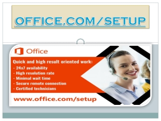 WWW.OFFICE.COM/SETUP